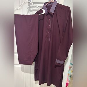 Men's Purple Long Sleeve Shirt